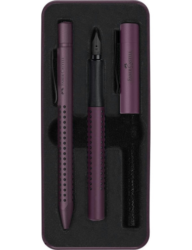 Στυλό και Πένα Σετ Faber Castell Grip Berry