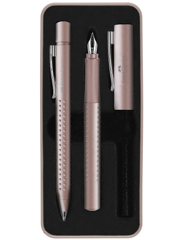 Στυλό και Πένα Σετ Faber Castell Grip Roze Sadow