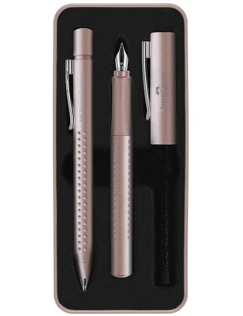 Στυλό και Πένα Σετ Faber Castell Grip Roze Sadow