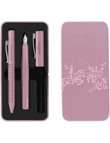 Στυλό και Πένα Σετ Faber Castell Grip 2010 Rose Shadows
