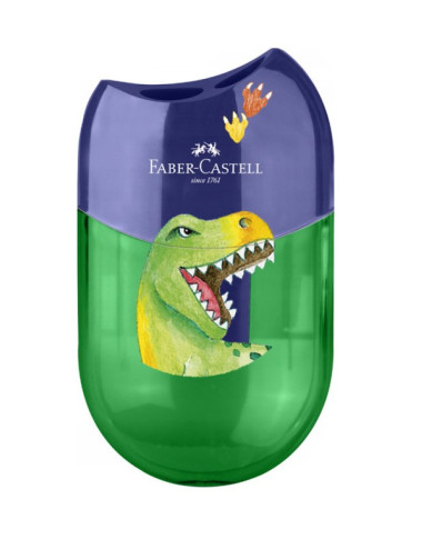 Ξύστρα Faber Castell Διπλή Dino