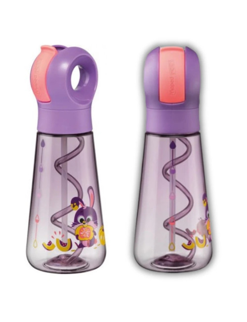 Παγούρι 500ml Maped Picnik Ενθάρρυνσης Ecozen Miniz Non Spill Μωβ Rabbit