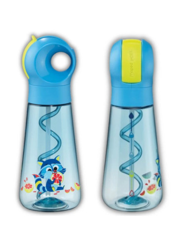 Παγούρι 500ml Maped Picnik Ενθάρρυνσης Ecozen Miniz Non Spill Γαλάζιο Ρακούν