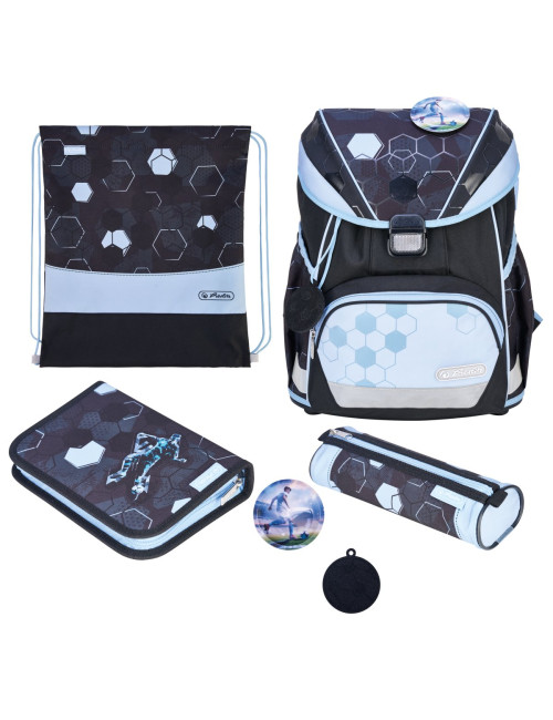 Σχολική Τσάντα Herlitz UltraLight XL PLUS Cyber Soccer