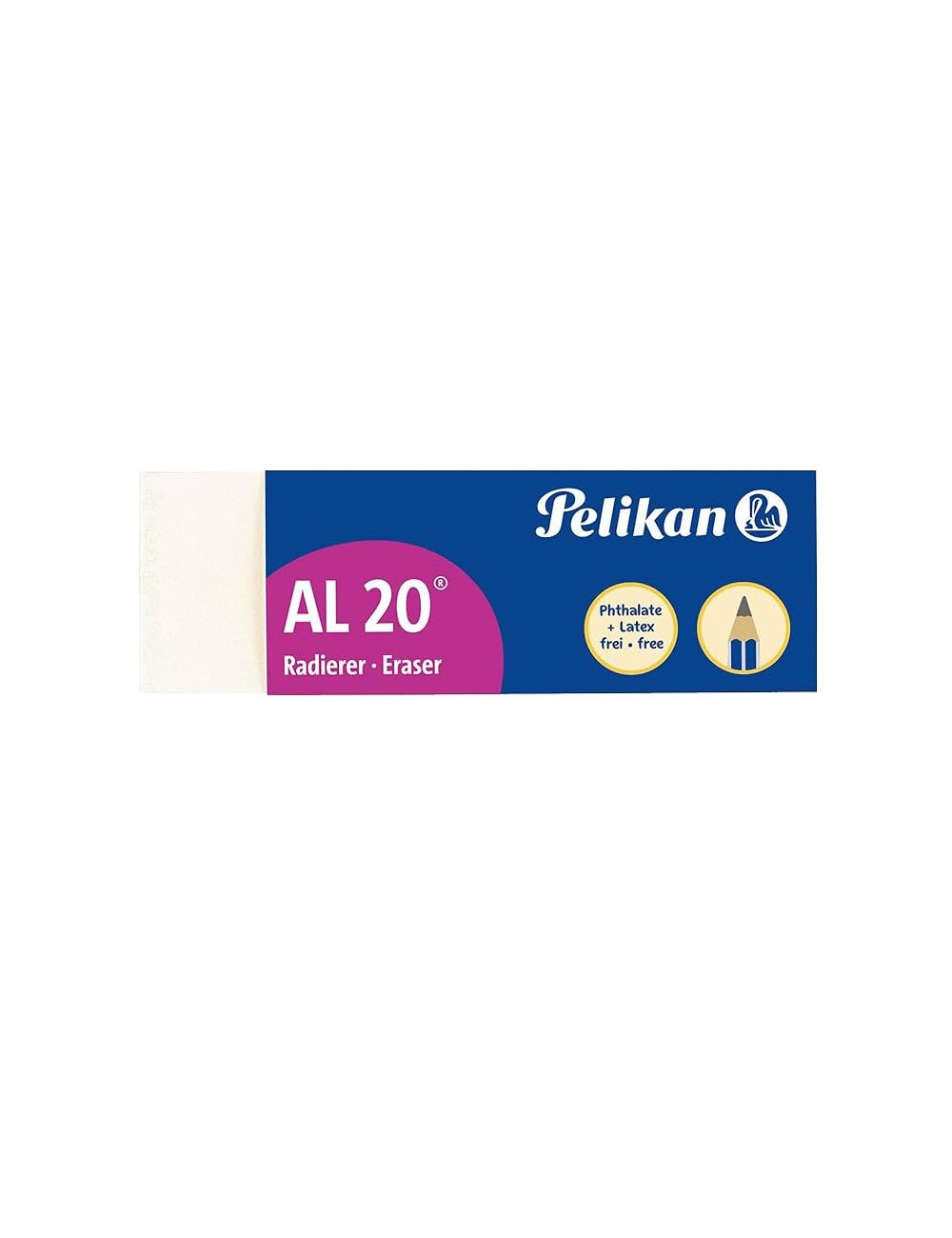 Γόμα Pelikan AL20 Λευκή