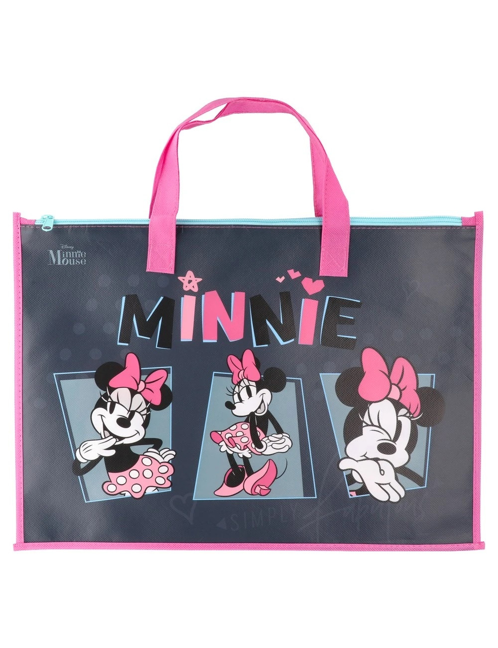 Τσάντα Καλλιτεχνικών με Φερμουαρ Statovac Minnie Pink
