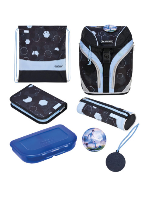 Σχολική Τσάντα Herlitz SoftLight Plus 4σε1 Cyder Soccer