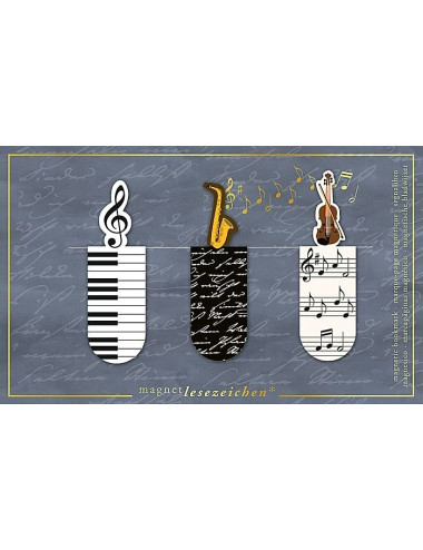 Σελιδοδείκτες Μαγνητικοί Moses Music 3σχ
