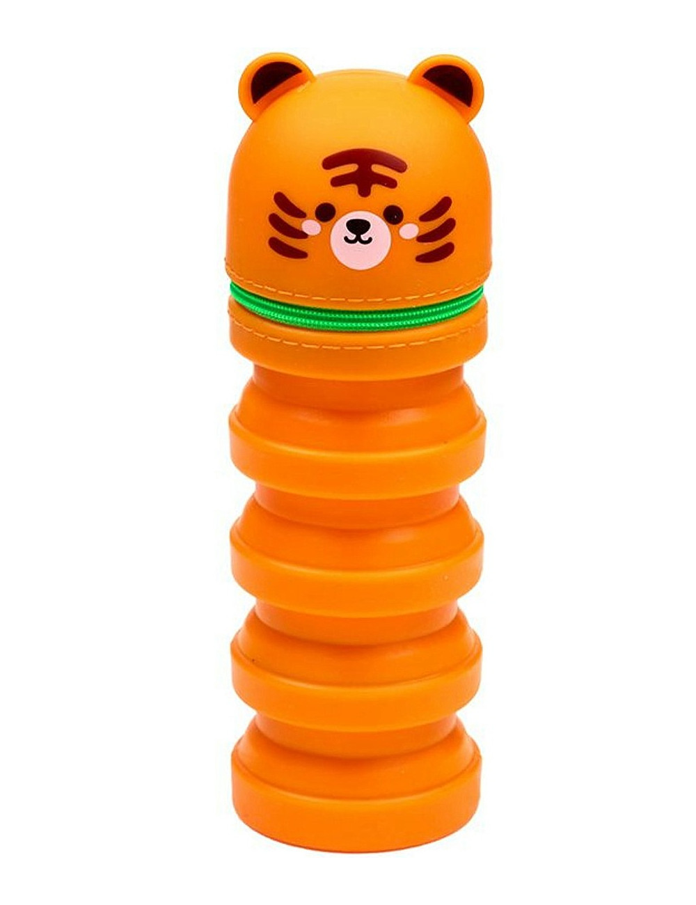 Κασετίνα Μολυβοθήκη Σιλικόνης Pucator Pop Up Tiger