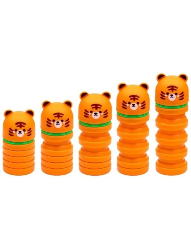 Κασετίνα Μολυβοθήκη Σιλικόνης Pucator Pop Up Tiger