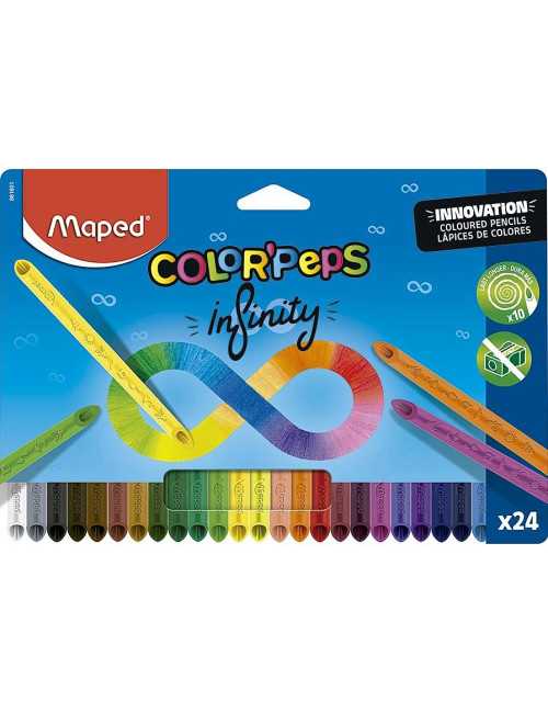 Ξυλομπογιές Maped 24χρ Colorpeps Infinity
