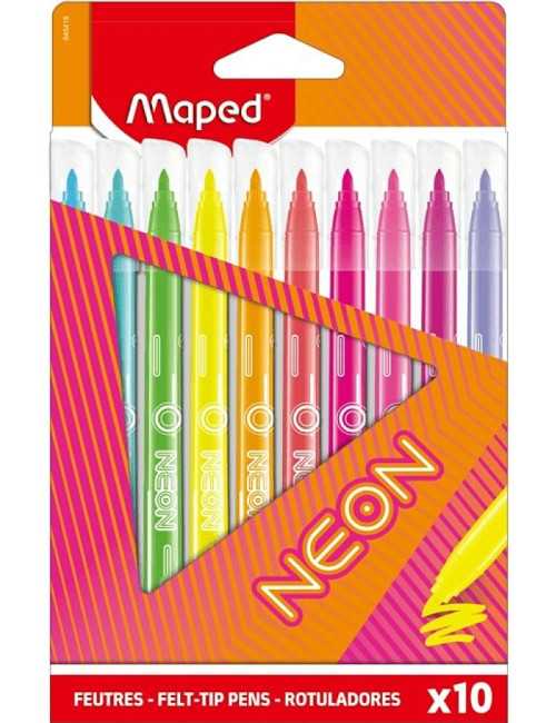 Μαρκαδόροι Maped 10χρ Neon