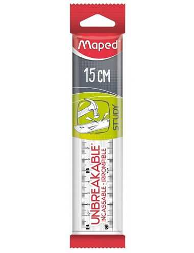 Χάρακας Maped 15cm Study Αθραυστος