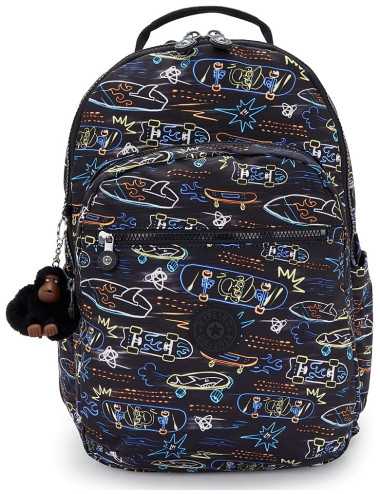 Σακίδιο Πλάτης Kipling Seoul Lap Neon Skate για Laptop 15"