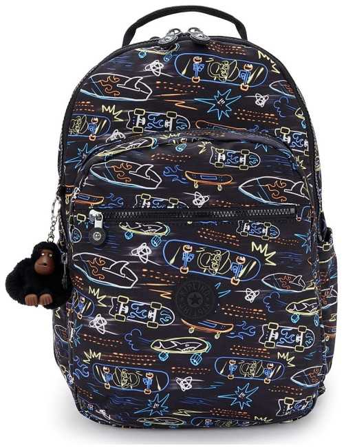 Σακίδιο Πλάτης Kipling Seoul Lap Neon Skate για Laptop 15"