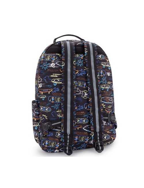 Σακίδιο Πλάτης Kipling Seoul Lap Neon Skate για Laptop 15"