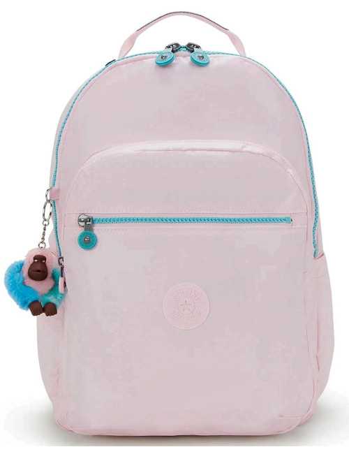 Σακίδιο Πλάτης Kipling Female Sea Pink Met Seoul για Laptop 15"