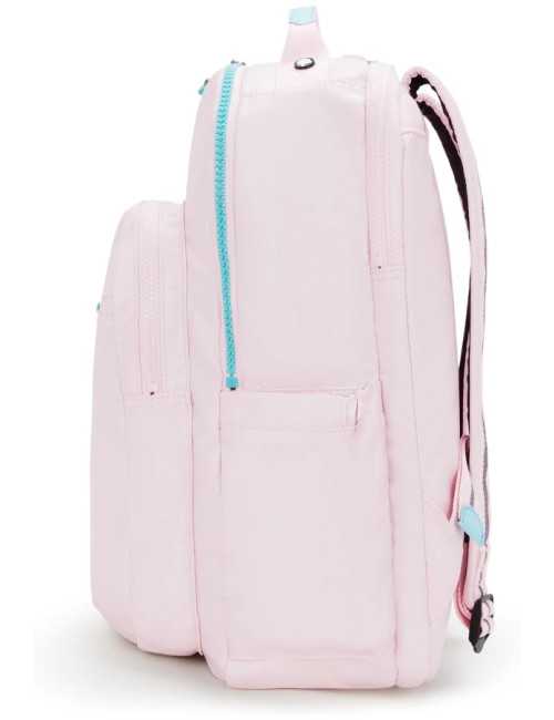 Σακίδιο Πλάτης Kipling Female Sea Pink Met Seoul για Laptop 15"