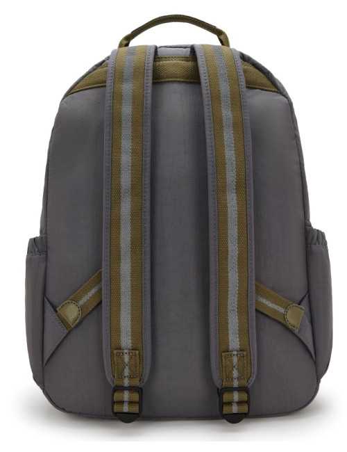 Σακίδιο Πλάτης Kipling Seoul Back to Grey για Laptop 15"