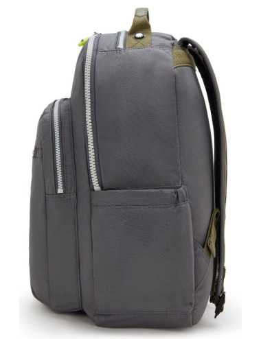 Σακίδιο Πλάτης Kipling Seoul Back to Grey για Laptop 15"