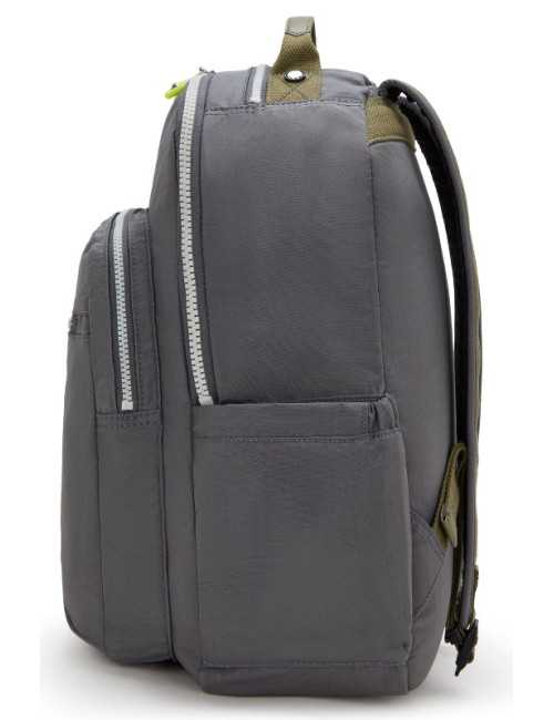 Σακίδιο Πλάτης Kipling Seoul Back to Grey για Laptop 15"