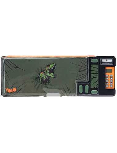 Κασετίνα Retro Yolo Αριθμομηχανή Green Dino