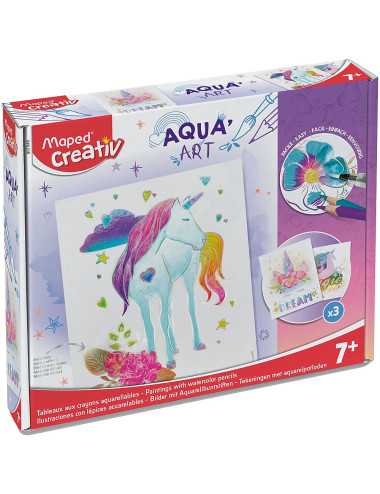 Σετ Ζωγραφικής Μaped Creativ Aqua Art Unicorn Ακουαρέλα