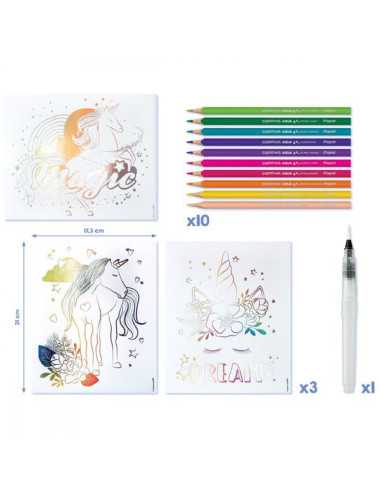 Σετ Ζωγραφικής Μaped Creativ Aqua Art Unicorn Ακουαρέλα