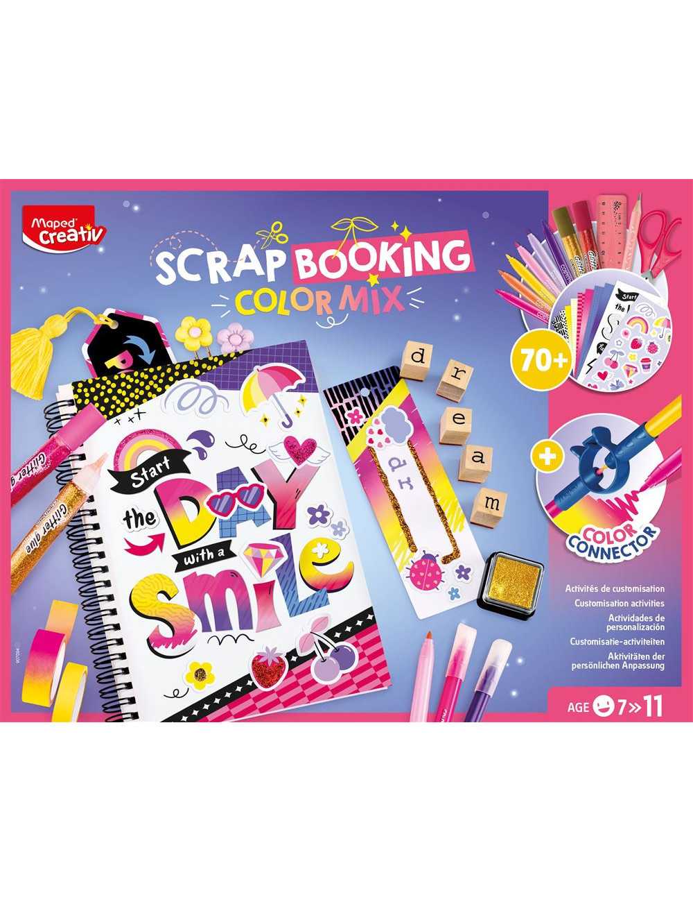 Σετ Λεύκωμα Μaped Creativ Scrapbooking Color Mix