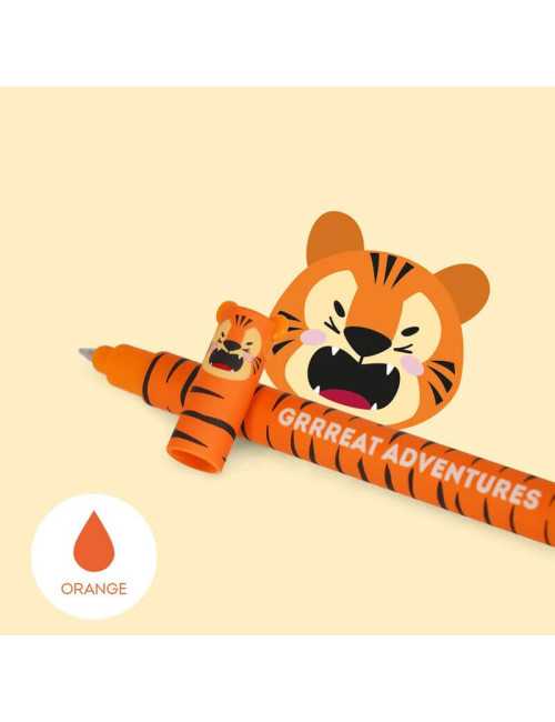 Στυλό Legami Gel Erasable 0.7 Tiger Πορτοκαλί