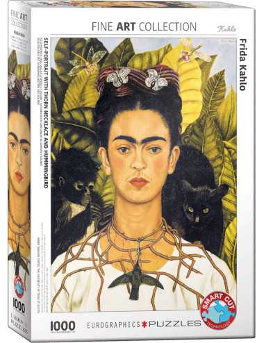 Παζλ 1000κ Frida Self-Portrait with Thorn Necklace and Hummingbird