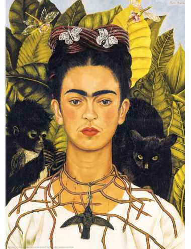 Παζλ 1000κ Frida Self-Portrait with Thorn Necklace and Hummingbird
