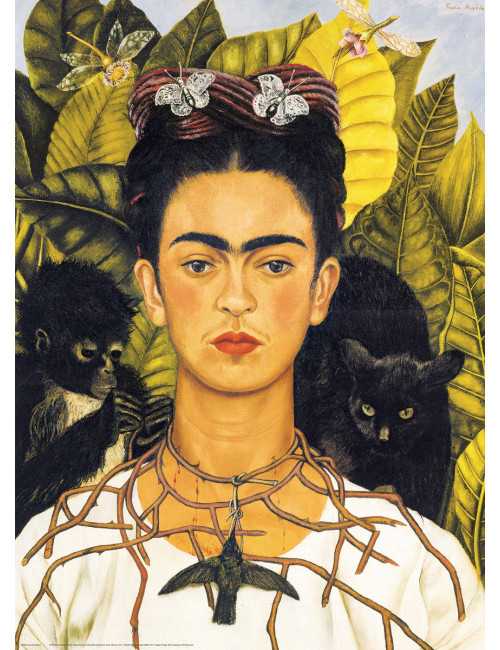 Παζλ 1000κ Frida Self-Portrait with Thorn Necklace and Hummingbird