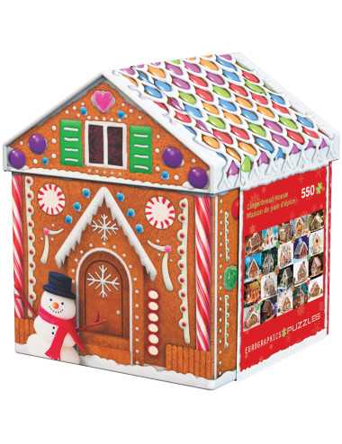 Παζλ 550κ Eurographics Gingerbread House Tin