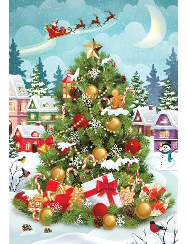 Παζλ 550κ Eurographics Christmas Tree Tin