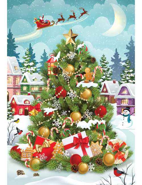 Παζλ 550κ Eurographics Christmas Tree Tin