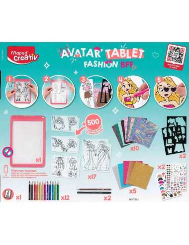 Σετ Κατασκευή Maped Creativ Avatar Tablet Fashion
