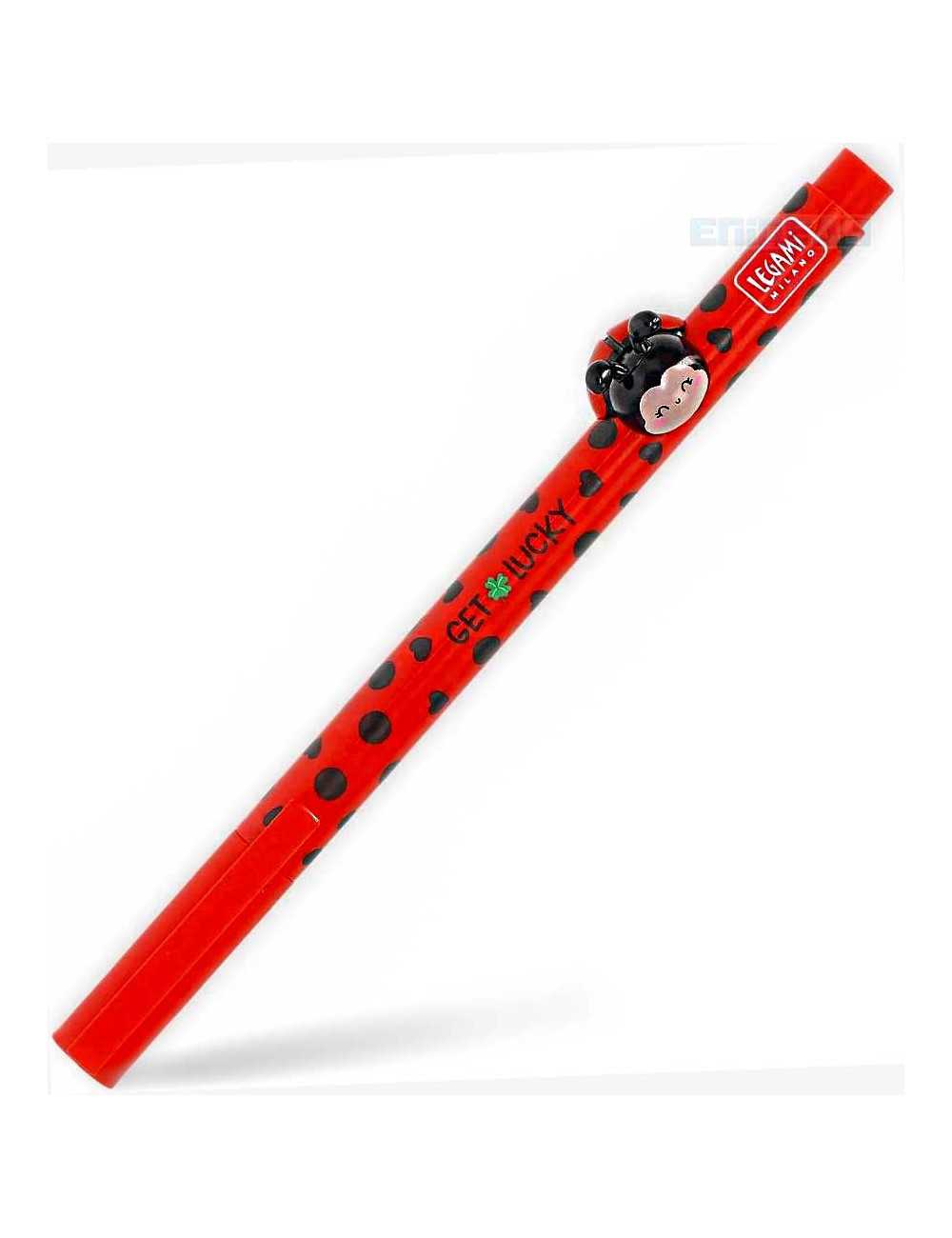 Στυλό Legami Gel 0.5 Lovely Friends Ladybug κόκκινο
