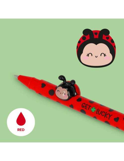 Στυλό Legami Gel 0.5 Lovely Friends Ladybug κόκκινο