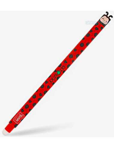 Στυλό Legami Gel Erasable 0.7 Ladybug Κοκκινο