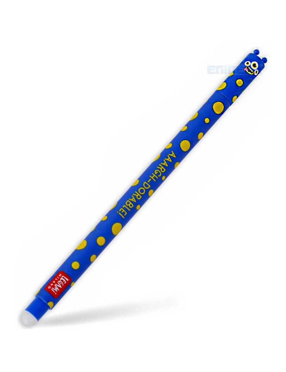 Στυλό Legami Gel Erasable 0.7Monster Μπλε