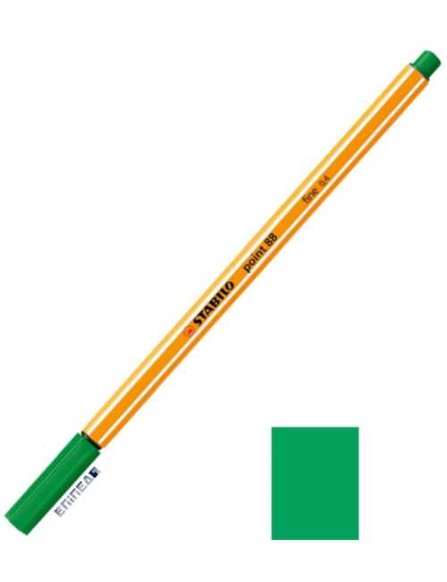 Μαρκαδοράκι 88/36 Stabilo Point 0.4 Green