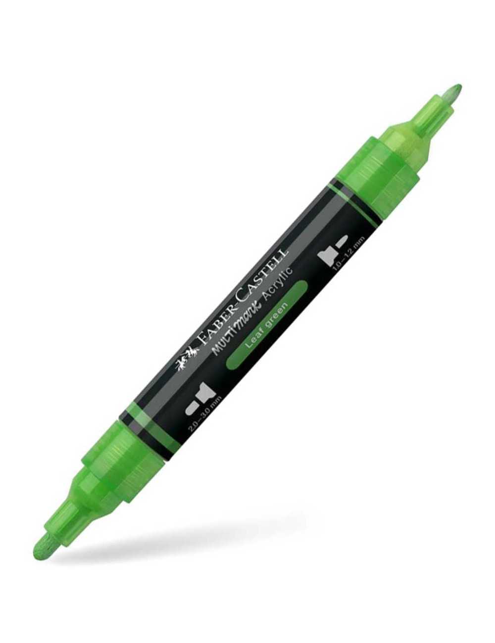 Μαρκαδόρος Διπλός Faber Castell Multimark Acrylic 112 Leaf Green