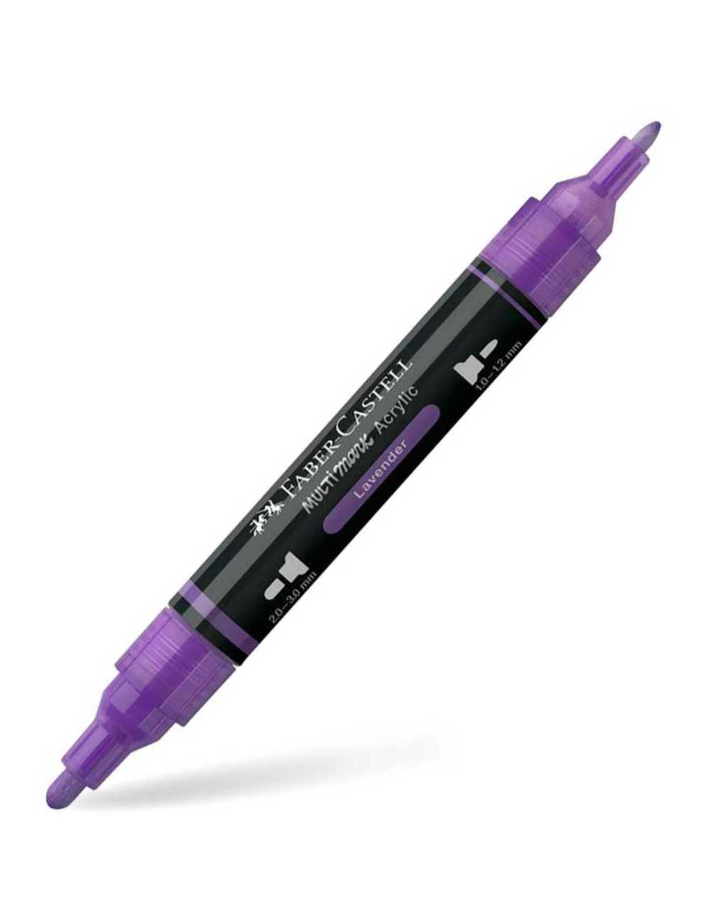Μαρκαδόρος Διπλός Faber Castell Multimark Acrylic 136 Lavender