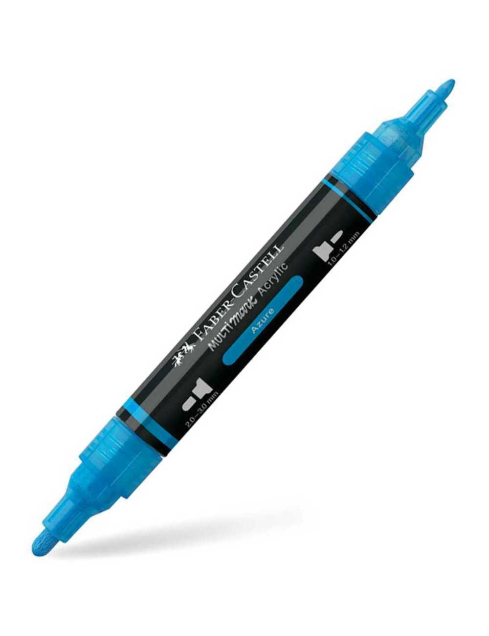Μαρκαδόρος Διπλός Faber Castell Multimark Acrylic 448 Azure