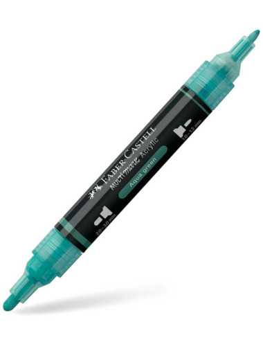 Μαρκαδόρος Διπλός Faber Castell Multimark Acrylic 276 Aqua Green