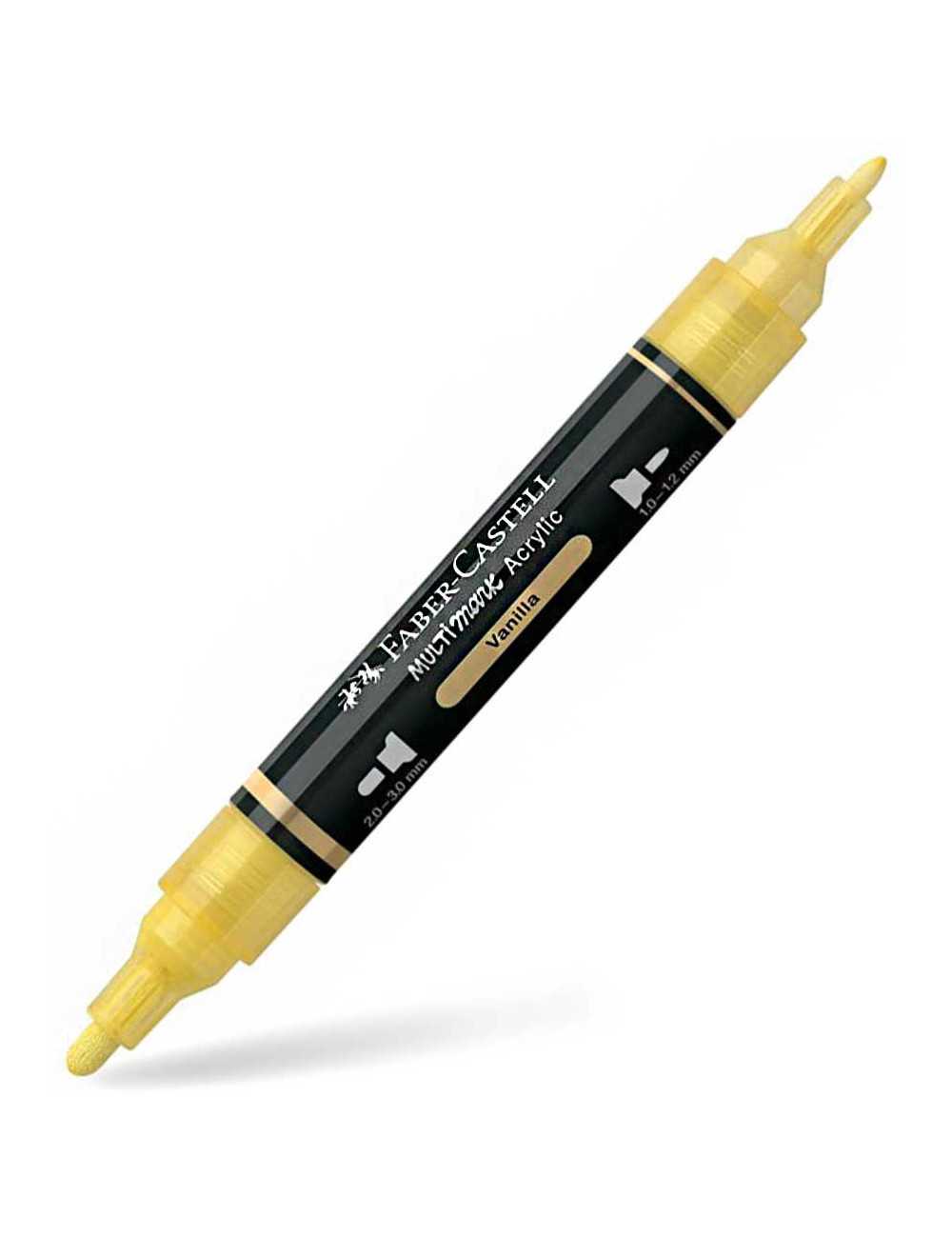 Μαρκαδόρος Διπλός Faber Castell Multimark Acrylic 102 Vanilla