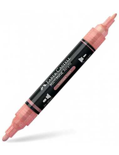 Μαρκαδόρος Διπλός Faber Castell Multimark Acrylic 304 Vintage Rose