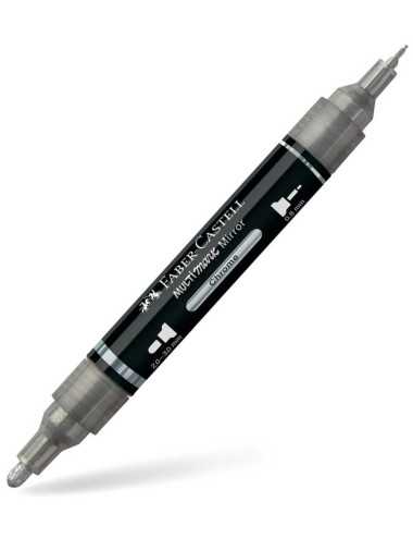 Μαρκαδόρος Διπλός Faber Castell Multimark Acrylic 249 Chrome