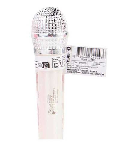 Lip Gloss Microfone Create it Siver